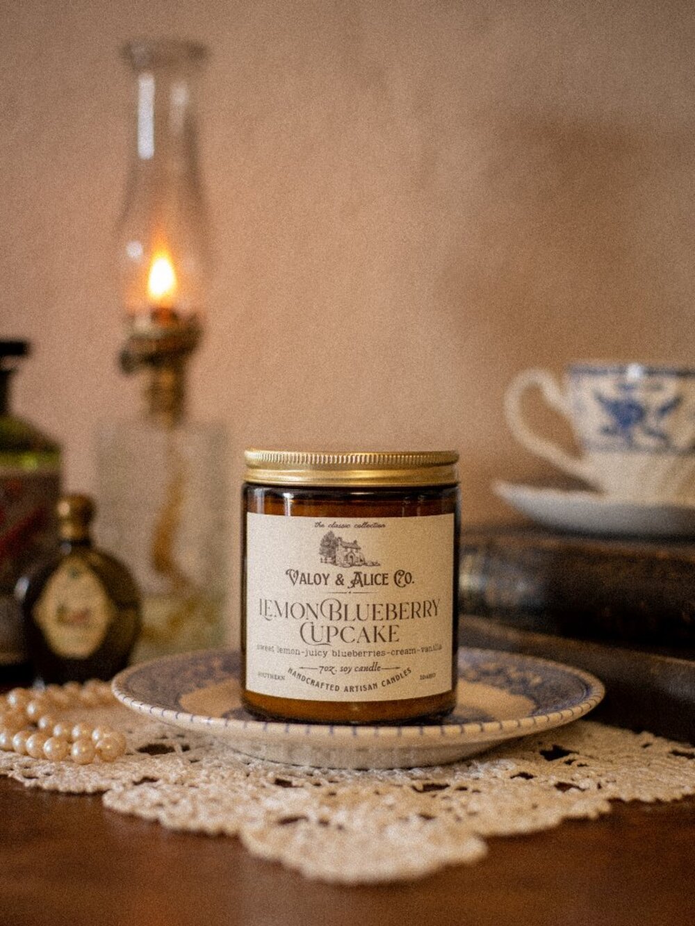 Lemon Blueberry Cupcake 7oz Candle